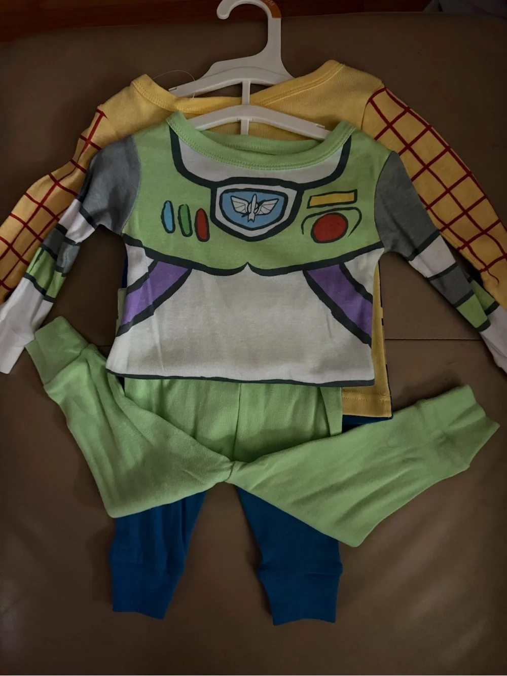 Woody Toddler Costume Pajama Set - Blue & Yellow 12Months